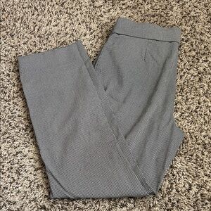 Jones New York Grey Micro-Pattern Dress Pants
